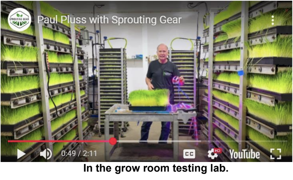 In a grow lab